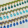 Diy Garment Sewing Accessories Hat Lace Ribbon Drop Rhinestones Diamond Costume Dress Sequined Tassel Fringe Edge Lace Trims