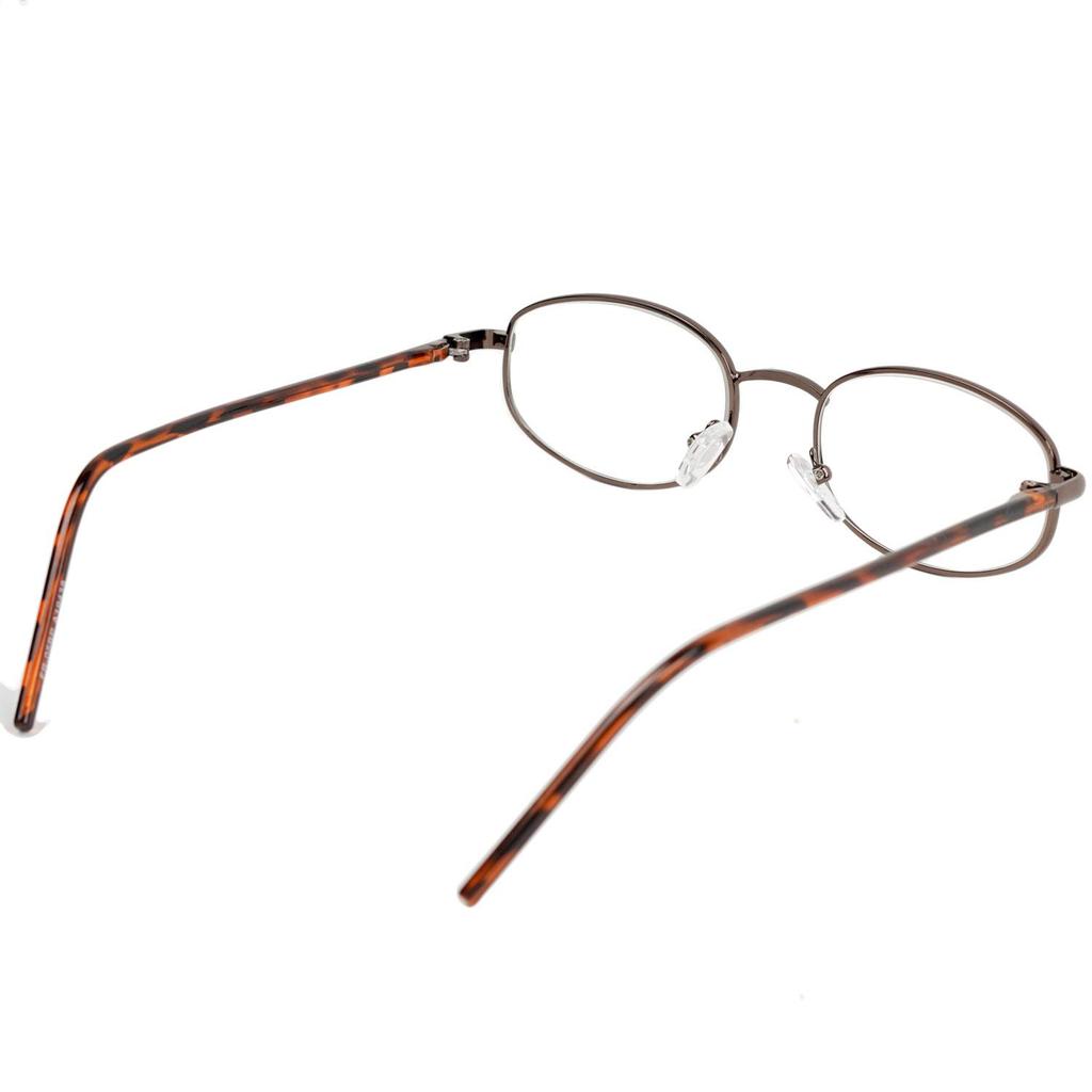 Fujita Optical Reading Glasses for Metal Men, 2.0 Prescription, Frame, Brown, FR-05 +2.00