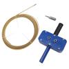 Electric Cable Puller Drill Powered Wire Threading Device with Drill Adapter and 15m Cable for Wall Pipe