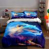 Glowing Lion Design. Bedding Duvet Cover Sets Duvet Covers Pillowcases Gifts (1 * Duvet Cover 2 * Pillowcases, Without Duvet Insert)