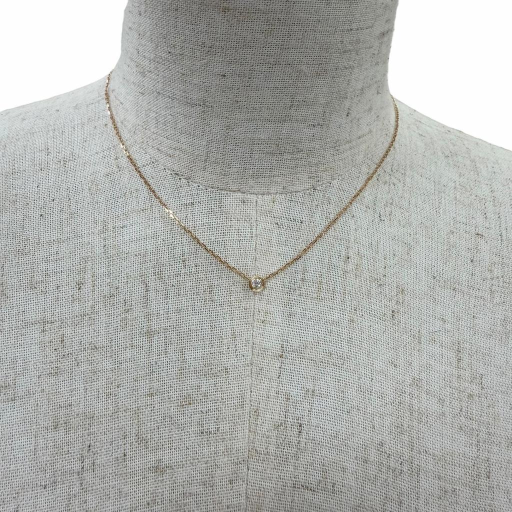 Great Cartier Necklace Damour SM Small Brilliant cut Pink gold 750 Used
