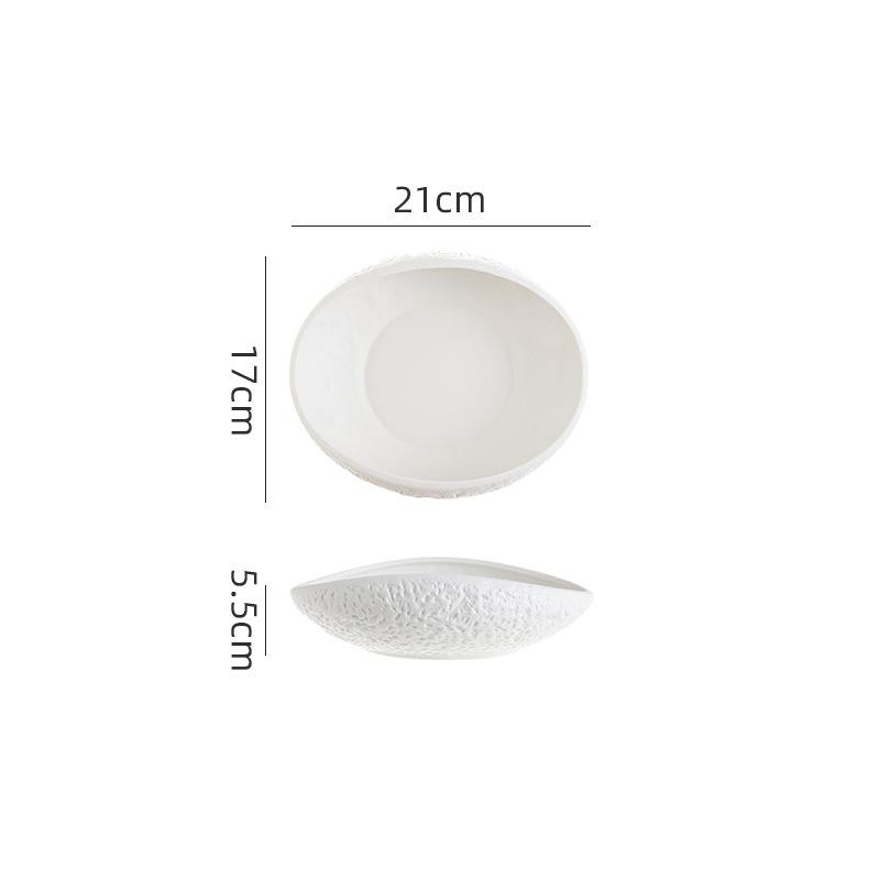 

Irregular Ceramics Dining Plate Sashimi Plate Fruit Salad Plates Snack Bowl Soup Plates Dessert Bowl Dim Sum Dish Pasta Dish