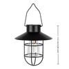 Decorative Solar Retro Camping Lantern Waterproof LED Hanging Light for Patio Wedding Camping Tent Night Decor