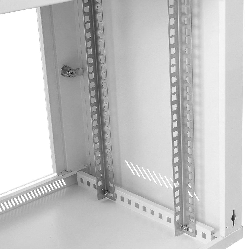 Netberg Basic 19" 9U 463X600X400 Wall-Mounted Rack Cabinet, Gray N