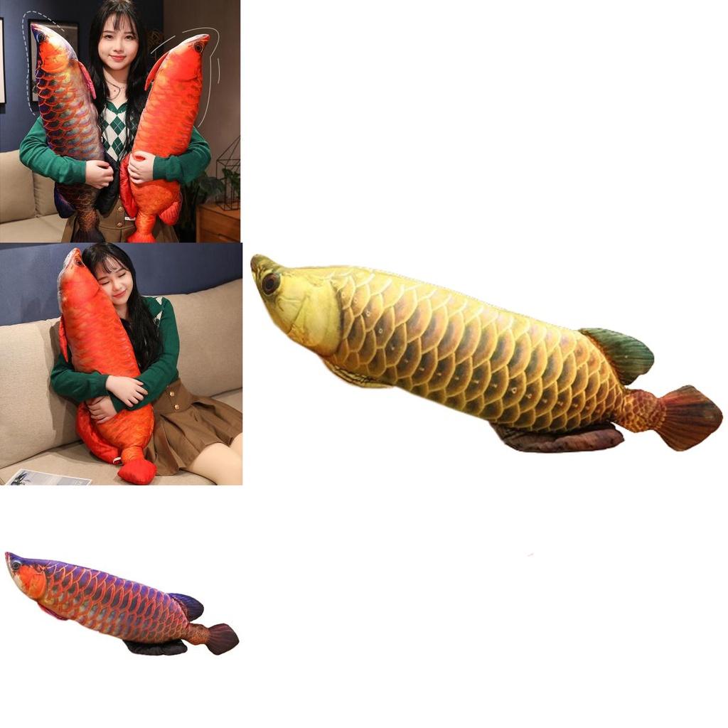 Cartoon Fish Cushion Plush Toy Carp Loach Catfish Pillow Soft And Comfortable Sofa Backrest