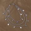Hip Hop Punk Style Metal Multi-layer Chain Star Pendant Trouser Chain Ins Versatile Waist Chain