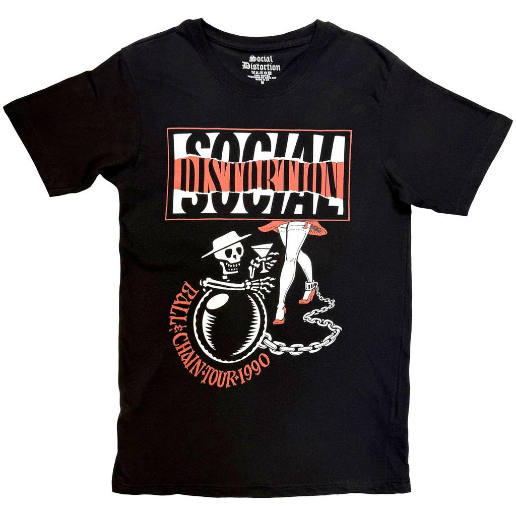 Social Distortion - Ball And Chain - Black t-shirt