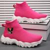Fashion Fashion Sports Shoes Child Children Girl Breathable Socks Shoes Women a Pedal Platform Leisure Sports Parent Child Style
