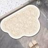 Diatom mud floor mat bathroom toilet toilet entry door water absorption quick drying non-slip foot pad entry door carpet