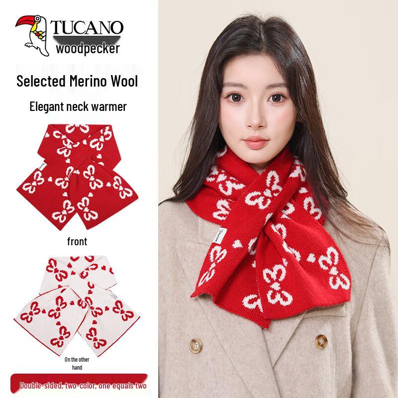 

Woodpecker Women s Fashion Warm Wool Blend Scarf One Size