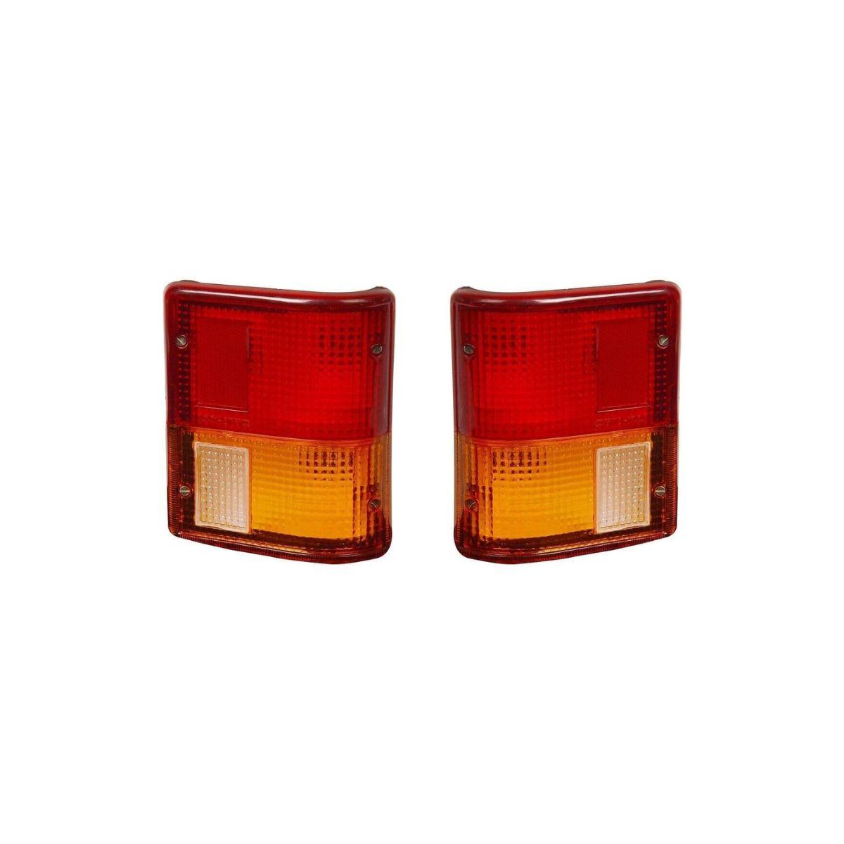 

APSMOTIV Pajero Montero Mr283721 Mr283722 Combination Tail Light Fits 1983-1991 Corner Signal Tail Lamps Real Light Brake Light Set Left and Right красный/янтарь