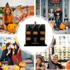 Witch House Incense Burner Massachusetts Witch House Halloween Autumn Festival Decoration Witch House-Shaped Incense Cone Burner