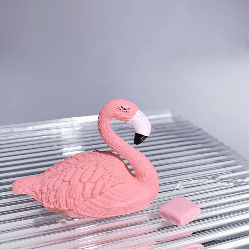 

BEPAN Flamingo Resin Nail Stand for Press On Nails Showing Shelves Nail Display Holder Manicure Organizer Tools