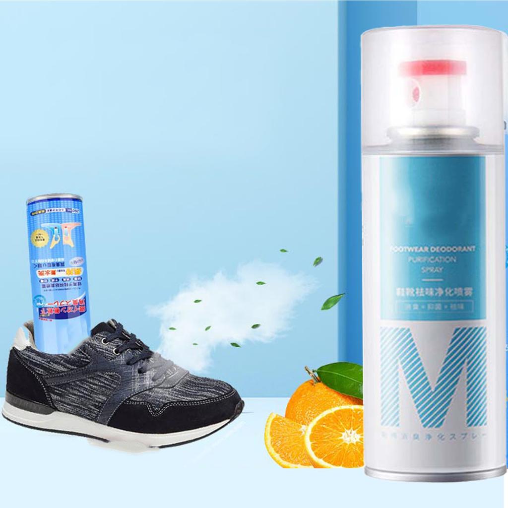 Shoe Deodorizer Shoe Odor Eliminating Spray Smelly Shoes Odor Remover for Home Travel M Bottle