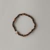 modernlike silver 925 hopi tiger eye stone bracelet 4mm