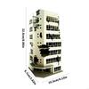 Precisions 1/100 Scale Demolished Building Plastic War Destruction Model Perfect for Dioramas and Decorative Use