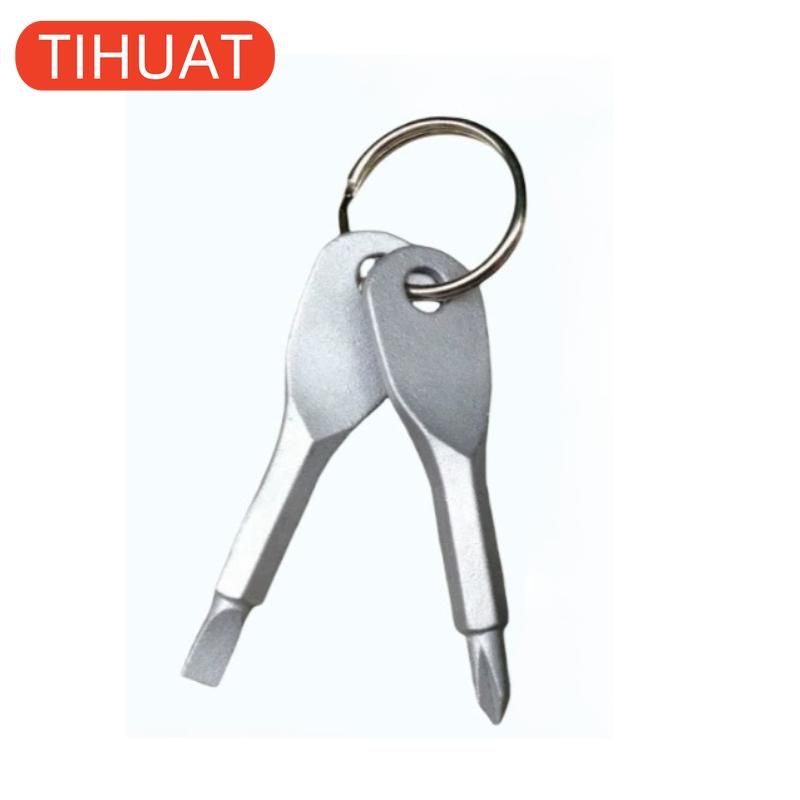 

Набор отвёрток-ключей из нержавеющей стали с 2 ключами EDC белый