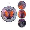 10 Inch Metal Wind Chime Double Sided Butterfly Design 360 Degree Rotating Hook for Outdoor Garden Lawn Decoration Vibrant Colors