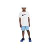 Nike Solid Color Logo Elastic Kids Shorts Kids Shorts Blue DQ8975-752