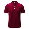 New Versatile Pure Cotton Sports Fitness Men'S Twill Polo Shirt, Business Casual Men'S Solid Color Short Sleeved T-Shirt