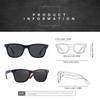 3PCS Fashionable Retro Men Women Shared Square Sunglasses Classic Driving Fishing Travel Tropical Beach Vacation Glasses