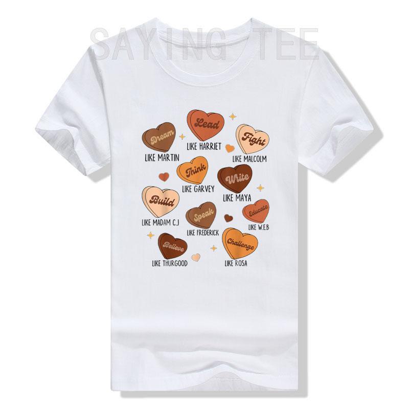 Black History Month Dream Like Martin African Leader T-Shirt Afro American Graphic Outfits Black Proud Saying Tee Novelty Gifts