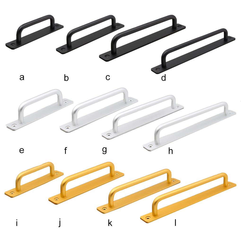 Uchwyt Meblowy ze Śrubami Montażowymi Aluminiowe Okucia Gałki Kolorowe Odporne na Zużycie Gałki do Drzwi Domowe Szafki Kuchenne