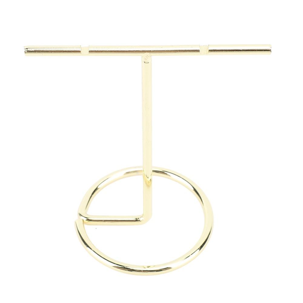 4pcs Metal Jewellery Display Stand Slotted Necklace Organizer Stand Photo Props Use