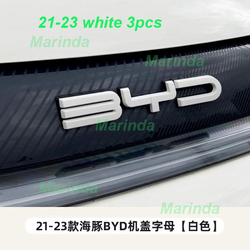 for BYD Dolphin Atto 2 2021-2024 Car Head Decorative Logo Stickers Engine Hood Cover ABS Emblems Trim Exterior Accessories