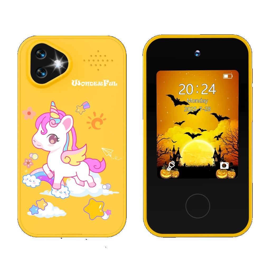 Išmanusis telefonas žaislas vaikams su dviguba kamera, edukaciniai žaidimai, muzikos grotuvas, saugus režimas, geriausia gimtadienio dovana, HD 1080P kameros žaislai vaikams
