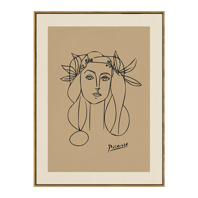 

Вінтажний плакат Пікассо Поцілунок Собака Абстрактні Декоративні Принти Живопис на Полотні Настінне Мистецтво Картина Декорація для Дому Вітальні Інтер єру Кімнати 40x60cm No Framed