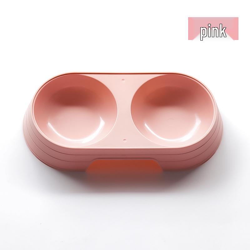 

Dual Dog & Cat Macaron Bowl - Thick, Non-Spill, Easy-Clean Pet Basin