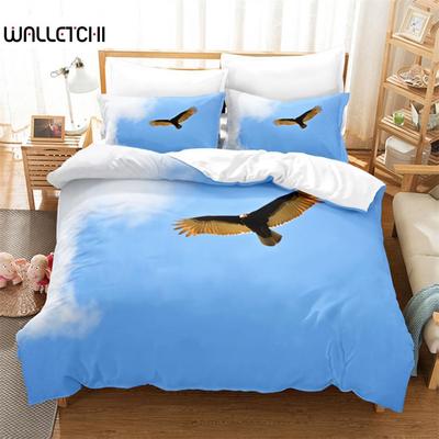 Blue Sky Eagle Queen Bedding Set Duvet Cover Set Bedding Digital Printing Bed Linen King Size Duvet Cover Set Bedding Set
