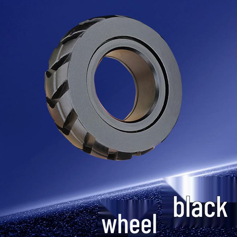 Stainless Steel EDC Decompression Toy Car Tire Mechanic Finger Ring