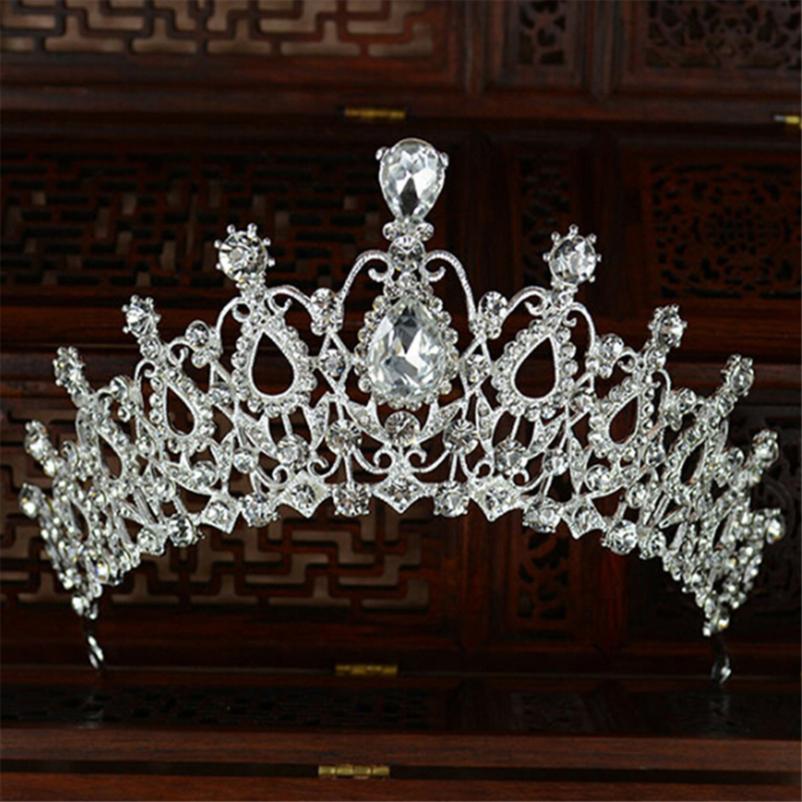 Couronne De Mariée Peigne Strass – Diadème En Alliage Pour Cheveux – Cadeau Élégant Pour Mariage & Fêtes
