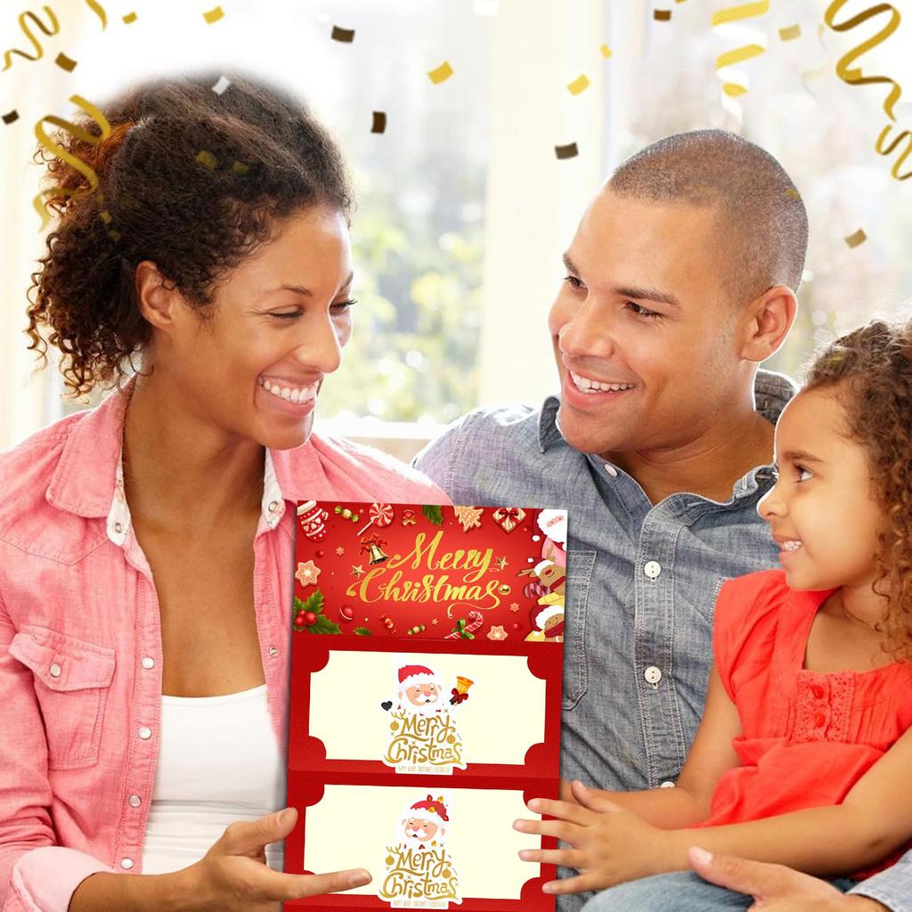 Red Envelope Christmas Surprise Party Money Box Gift Card Surprise Red Christmas Paper Folding Red Envelope.