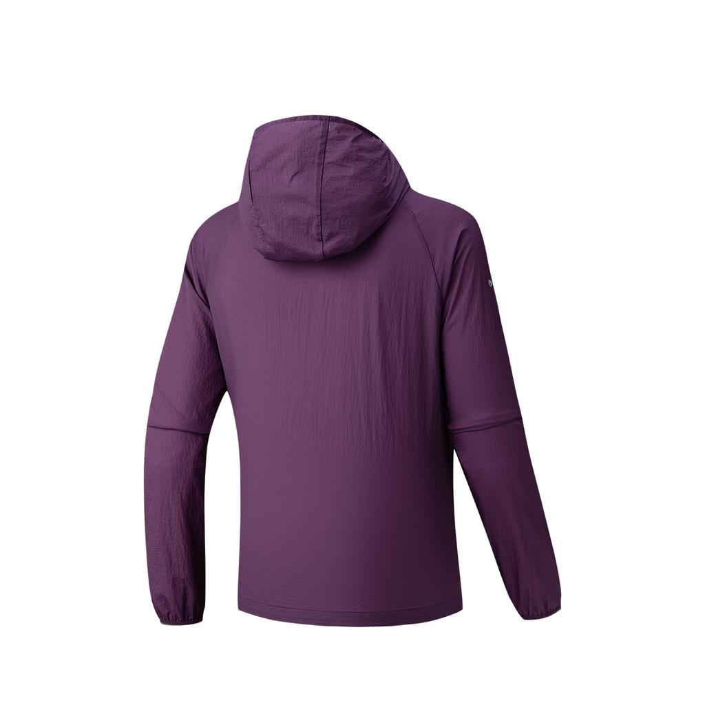 Anta Outdoors Lightweight Woven Sports Jacket Summer 2026 Unisex jackets Purple-Sand 972626602-4