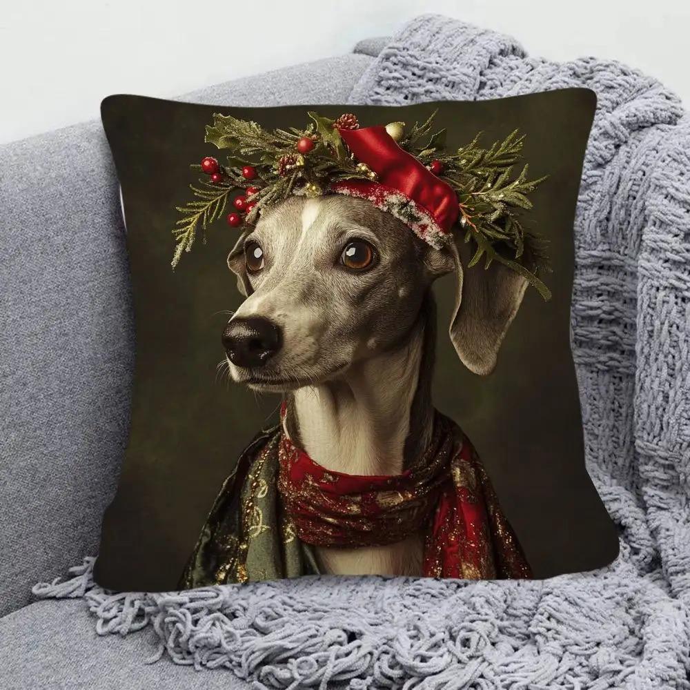 Роскошная мягкая плюшевая рождественская наволочка 40x40cm/16x16inch