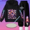 Movie Korean Style Sets Children Hoodies Pullover Sweatshirt Trucksuit Cartoon Girls Boy Kids Clothes