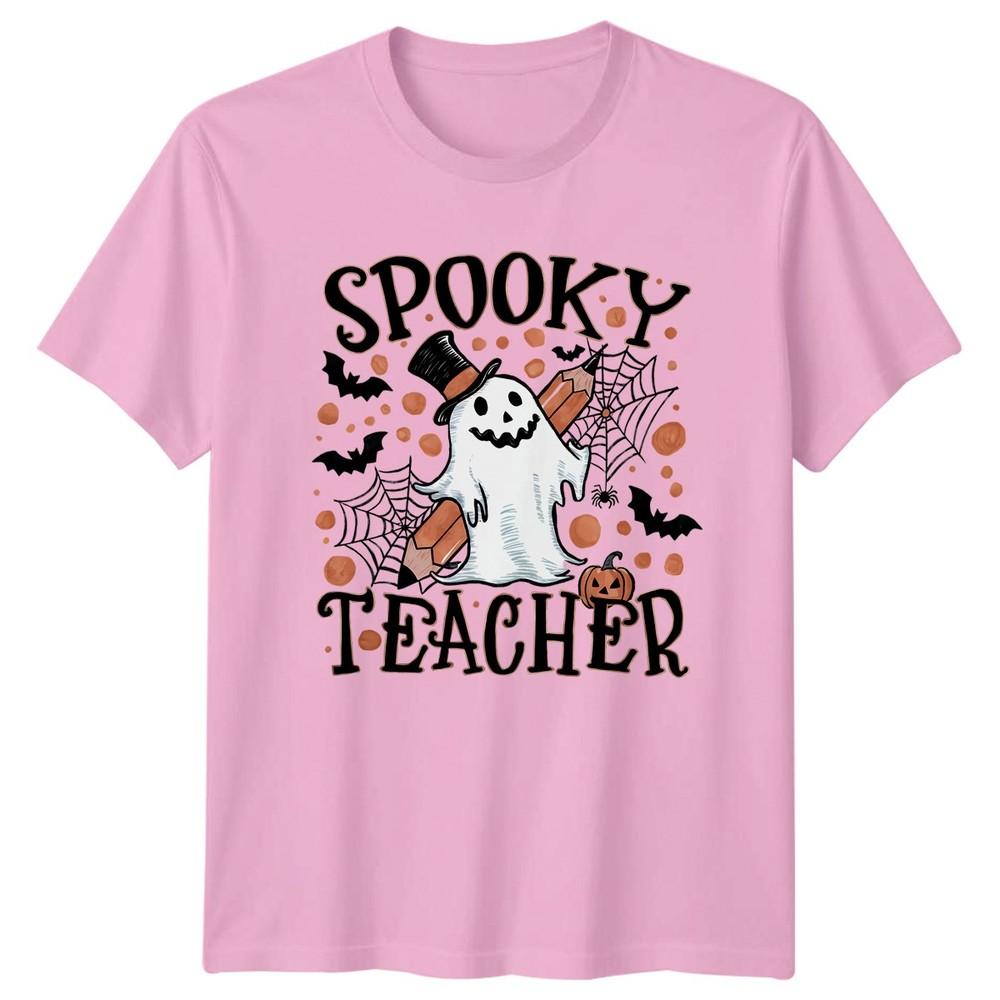 Spooky Teacher Halloween Holidays Unisexs Unisexs Graphic Tee Unisex Top