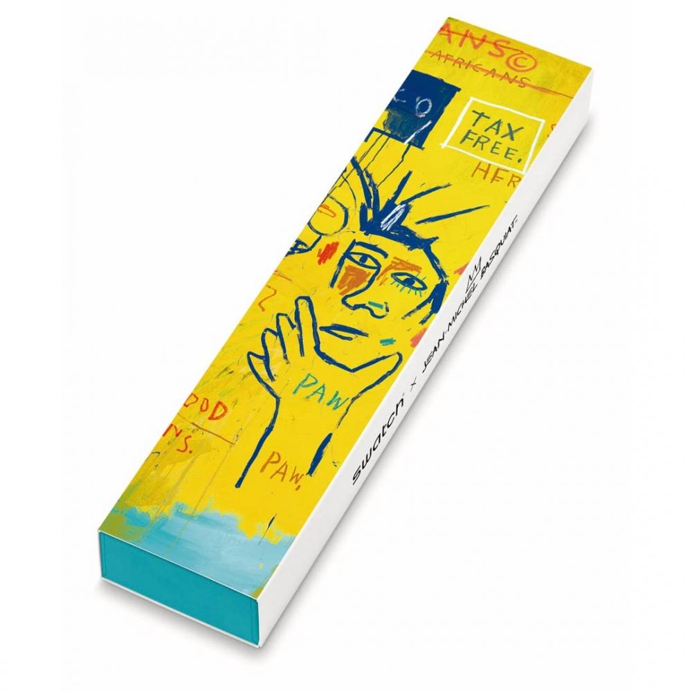 [Swatch] Watch HOLLYWOOD AFRICANS BY JM BASQUIAT NEW GENT SUOZ354 Blue