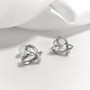 No-Pierce Heart Clip-On Earrings: Versatile Style for Women