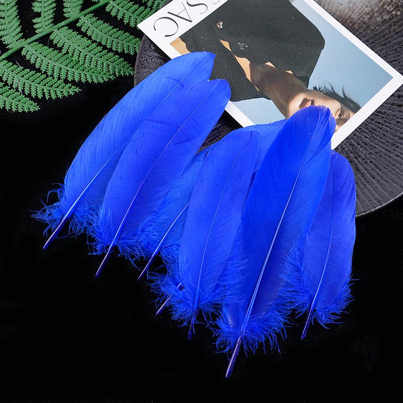 50 Colored Goose Feathers for DIY Dreamcatchers and Art Projects