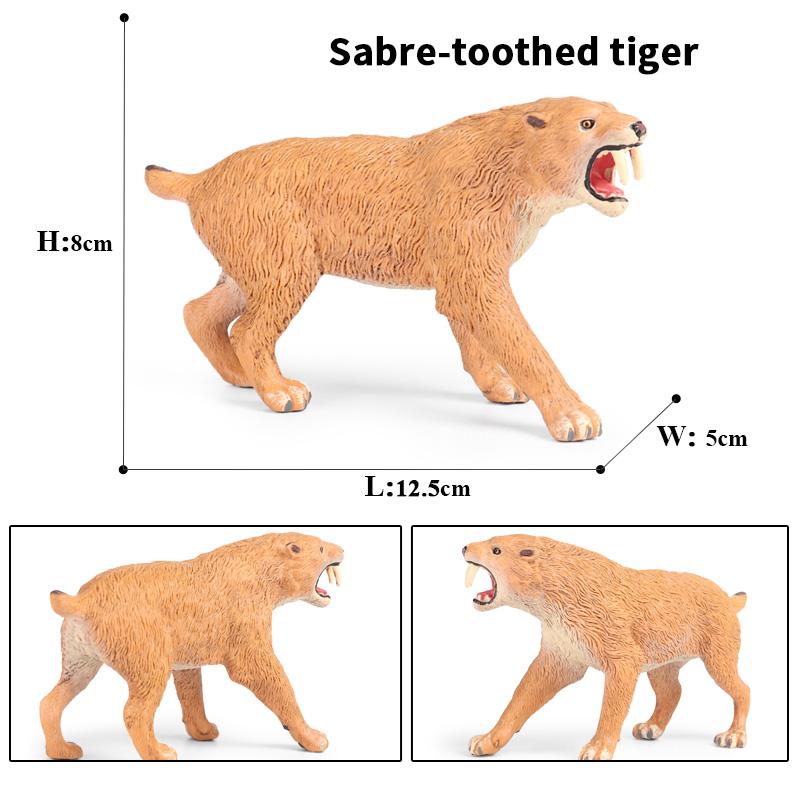 Oenux Original African Wild Animals Simulation Savage Bengal Tiger Siberian Tiger White Tiger Lion PVC Model Educational Toys