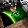 1pc Borussia Monchengladbach Logo Print Area Rug - Soft,Washable Non-Slip Indoor Mat for Office Chairs,Living Room,Home Office Decorative Rug