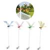 12Pcs Dragonfies Clip 3D Dragonfies Garden Stakes Decors Fly Deterrents Dragonfies Fly Deterrents,Garden Bird Scare Devices