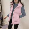 Autumn And Winter New Vest Female Slim Short Cotton-Padded Vest Sleeveless Vest Student Jacket Bread Clothes