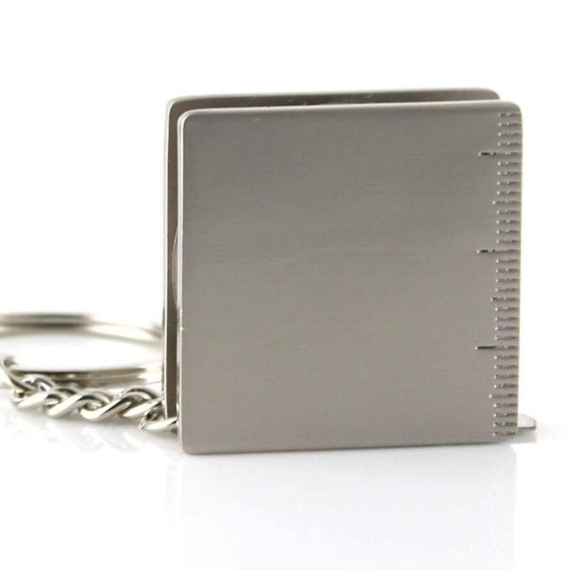 Compacts 130cm Keychain Tape Measure Strong Metal Construction Accurate Scale Measuring Tape For Construction Daily Use