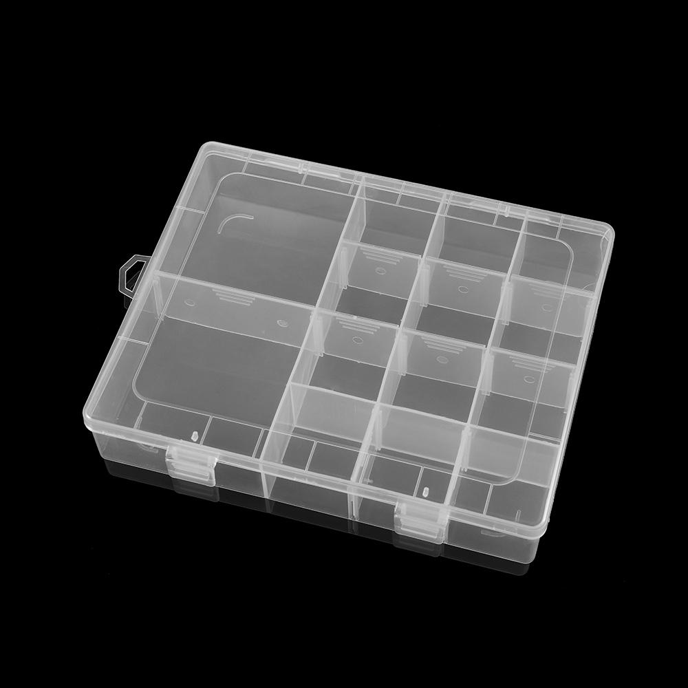 Multiple Styles Storage Container Jewelry Box Clear Plastic Organizer Box Earrings Rings Beads Storage Organizer Display Case