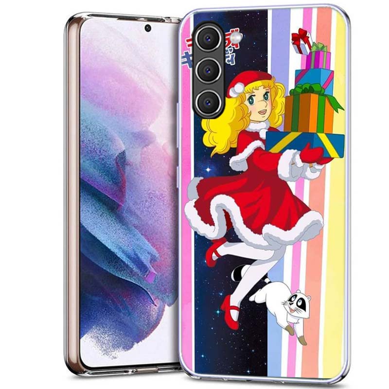 Candy Candy 90s Anime Phone Case for Samsung A54 A14 A24 A34 A17 A37 A57 A55 A35 A25 A15 A13 A23 A33 A53 A07 A05S A04S A03 A73 G